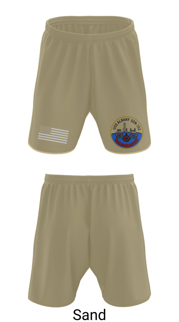 Athletic Shorts With Pockets, USS ALBANY SSN-753, , Teamtime, Team time, sublimation, custom sports apparel, team uniforms, spirit wear, spiritwear, sports uniforms, custom shirts, team store, custom team store, fundraiser sports, apparel fundraiser
