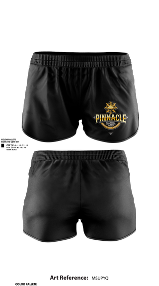 Womens Shorts, Pinnacle Martial Arts, , Teamtime, Team time, sublimation, custom sports apparel, team uniforms, spirit wear, spiritwear, sports uniforms, custom shirts, team store, custom team store, fundraiser sports, apparel fundraiser