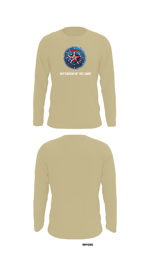 Long Sleeve Performance Shirt, Defenders of the Coast, Army, Teamtime, Team time, sublimation, custom sports apparel, team uniforms, spirit wear, spiritwear, sports uniforms, custom shirts, team store, custom team store, fundraiser sports, apparel fundraiser