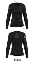 Brannon Plumbing & Construction 48497171 Women's Long Sleeve V-neck Shirt - 35