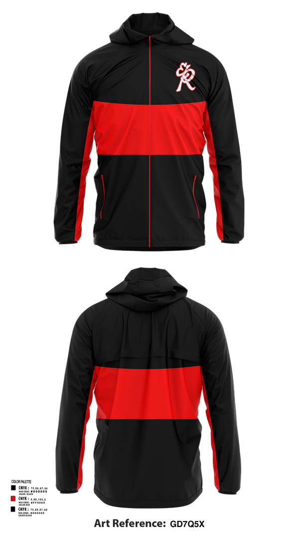 Windbreaker, El Rodeo, Baseball, Teamtime, Team time, sublimation, custom sports apparel, team uniforms, spirit wear, spiritwear, sports uniforms, custom shirts, team store, custom team store, fundraiser sports, apparel fundraiser