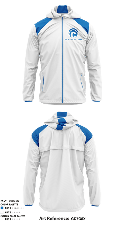 Carteret High School Soccer 10668846 Windbreaker - 39