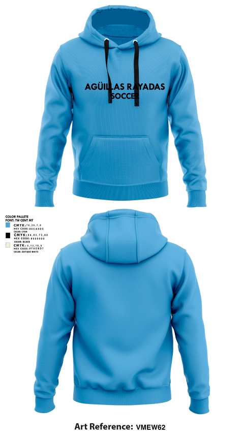 Hoodie, Agüillas Rayadas, Men's Soccer, Teamtime, Team time, sublimation, custom sports apparel, team uniforms, spirit wear, spiritwear, sports uniforms, custom shirts, team store, custom team store, fundraiser sports, apparel fundraiser