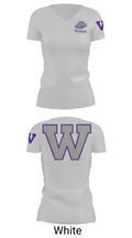 Walnut Middle School 47945312 Women's Short Sleeve V-neck Shirt - 19