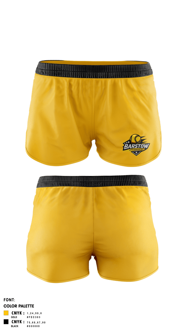 Womens Shorts, Barstow Little League Softball, Softball, Teamtime, Team time, sublimation, custom sports apparel, team uniforms, spirit wear, spiritwear, sports uniforms, custom shirts, team store, custom team store, fundraiser sports, apparel fundraiser