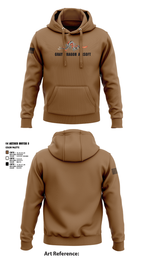 Hoodie, Gray Dragon Airsoft, , Teamtime, Team time, sublimation, custom sports apparel, team uniforms, spirit wear, spiritwear, sports uniforms, custom shirts, team store, custom team store, fundraiser sports, apparel fundraiser