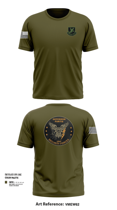 314th Security Forces Squadron 76441062 Short Sleeve Performance Shirt - 251