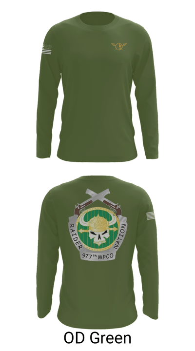 977 MP CO 88106845 Long Sleeve Performance Shirt - 46