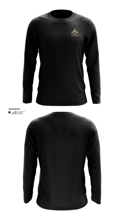 The Golden Triangle Academy 91156618 Long Sleeve Performance Shirt 2