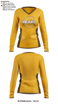 Evansville Central High School Cheer 78015244 Women's Long Sleeve V-neck Shirt - 41