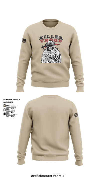 3/2CR Killer Troop 6220684 Crew Neck Sweatshirt - 1