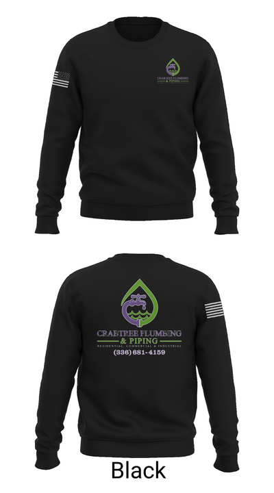 Crabtree Plumbing & Piping 20827864 Crew Neck Sweatshirt - 21