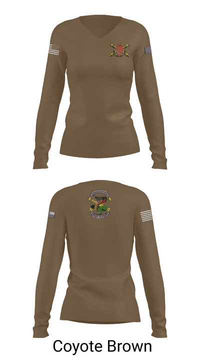 1-7FA Cobra Btry 25303520 Women's Long Sleeve V-neck Shirt - 17