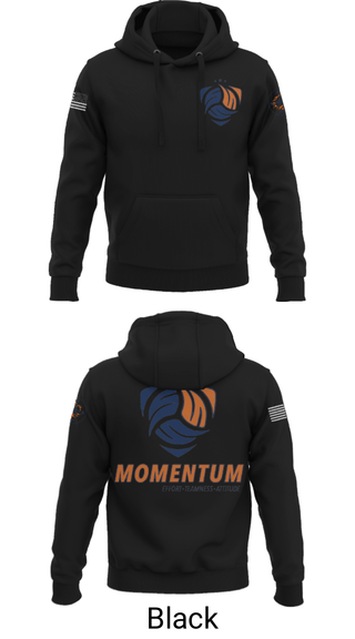 Hoodie, Momentum Volleyball Club, Women's Volleyball, Teamtime, Team time, sublimation, custom sports apparel, team uniforms, spirit wear, spiritwear, sports uniforms, custom shirts, team store, custom team store, fundraiser sports, apparel fundraiser
