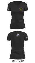 USAG Fort Hunter Liggett 63264859 Women's Short Sleeve V-neck Shirt - 4