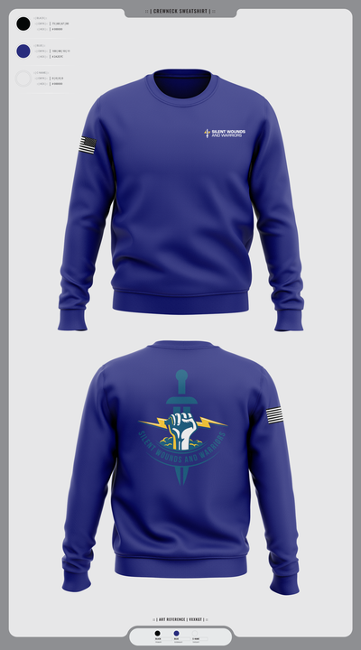 Silent Wounds and Warriors Foundation 26778593 Crew Neck Sweatshirt - 2