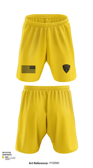 Athletic Shorts With Pockets, Zeus Protections, Police, Teamtime, Team time, sublimation, custom sports apparel, team uniforms, spirit wear, spiritwear, sports uniforms, custom shirts, team store, custom team store, fundraiser sports, apparel fundraiser