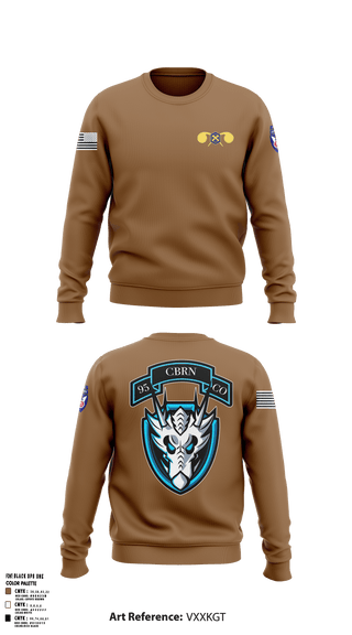 Crew Neck Sweatshirt, 112th CRD, Army, Teamtime, Team time, sublimation, custom sports apparel, team uniforms, spirit wear, spiritwear, sports uniforms, custom shirts, team store, custom team store, fundraiser sports, apparel fundraiser