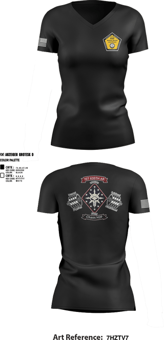 Womens Short Sleeve Vneck Shirt, Chaos Co, H2F, National Guard, Teamtime, Team time, sublimation, custom sports apparel, team uniforms, spirit wear, spiritwear, sports uniforms, custom shirts, team store, custom team store, fundraiser sports, apparel fundraiser