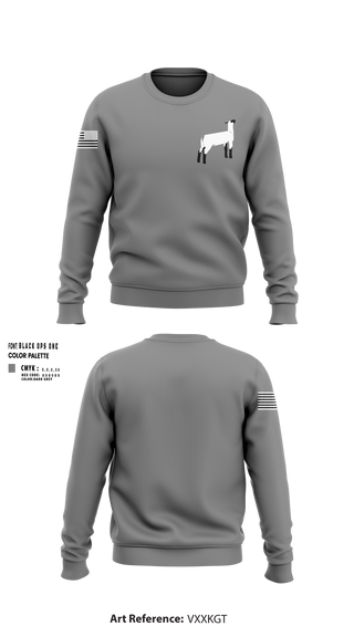 Crew Neck Sweatshirt, Hover Show Lambs, , Teamtime, Team time, sublimation, custom sports apparel, team uniforms, spirit wear, spiritwear, sports uniforms, custom shirts, team store, custom team store, fundraiser sports, apparel fundraiser