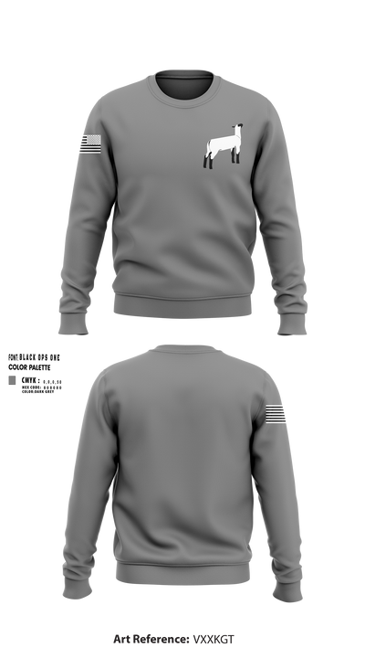 Hover Show Lambs 67940575 Crew Neck Sweatshirt - 1