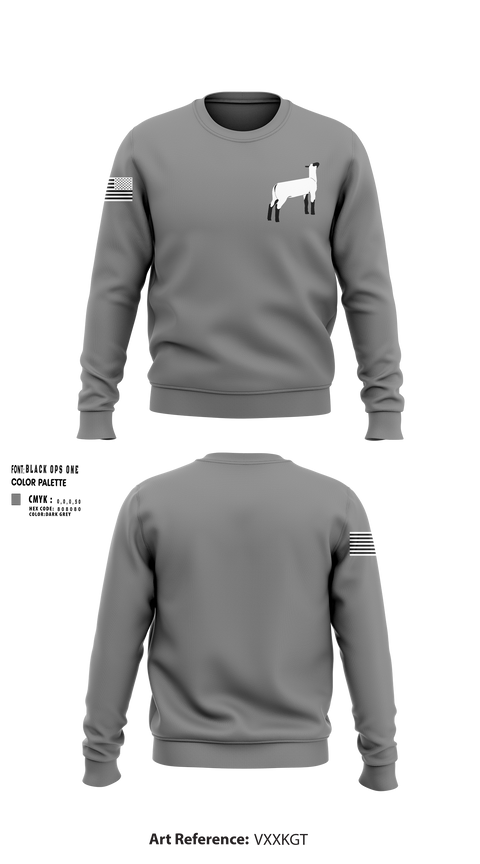 Crew Neck Sweatshirt, Hover Show Lambs, , Teamtime, Team time, sublimation, custom sports apparel, team uniforms, spirit wear, spiritwear, sports uniforms, custom shirts, team store, custom team store, fundraiser sports, apparel fundraiser