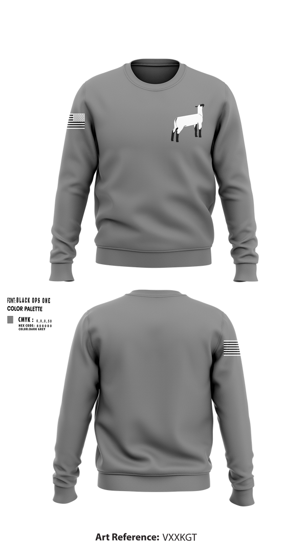 Crew Neck Sweatshirt, Hover Show Lambs, , Teamtime, Team time, sublimation, custom sports apparel, team uniforms, spirit wear, spiritwear, sports uniforms, custom shirts, team store, custom team store, fundraiser sports, apparel fundraiser