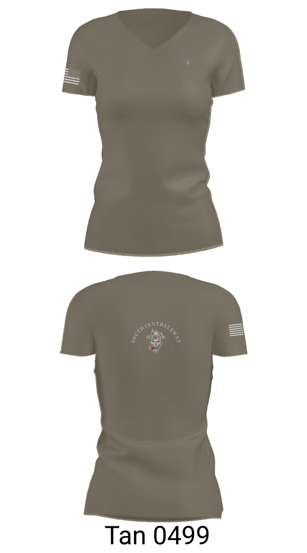 Womens Short Sleeve Vneck Shirt, SCR SWAT, , Teamtime, Team time, sublimation, custom sports apparel, team uniforms, spirit wear, spiritwear, sports uniforms, custom shirts, team store, custom team store, fundraiser sports, apparel fundraiser