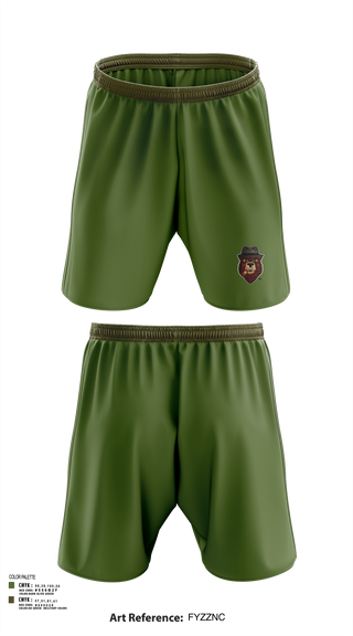 Athletic Shorts With Pockets, Bearded Bear Cigars, , Teamtime, Team time, sublimation, custom sports apparel, team uniforms, spirit wear, spiritwear, sports uniforms, custom shirts, team store, custom team store, fundraiser sports, apparel fundraiser