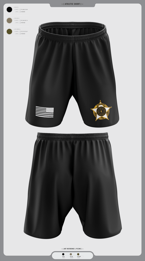 Athletic Shorts With Pockets, Deputy Cleveland, Police, Teamtime, Team time, sublimation, custom sports apparel, team uniforms, spirit wear, spiritwear, sports uniforms, custom shirts, team store, custom team store, fundraiser sports, apparel fundraiser