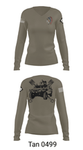FMS 1, OKARNG 20204603 Women's Long Sleeve V-neck Shirt - 73