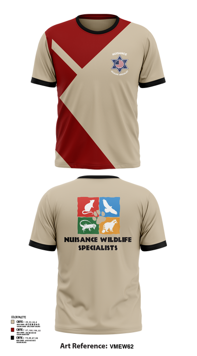 Nuisance Wildlife Specialist 50727946 Short Sleeve Performance Shirt - 123