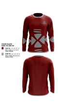 Virginia Union University Cheer 35783252 Long Sleeve Performance Shirt - 1