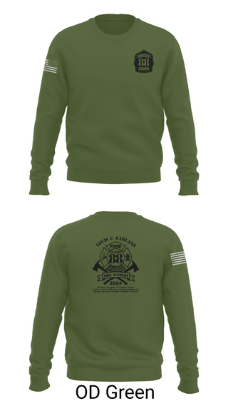Crew Neck Sweatshirt, Class 88, Air Force, Teamtime, Team time, sublimation, custom sports apparel, team uniforms, spirit wear, spiritwear, sports uniforms, custom shirts, team store, custom team store, fundraiser sports, apparel fundraiser