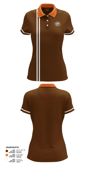 Womens Short Sleeve Performance Polo, Claymont High School Bowling, Bowling, Teamtime, Team time, sublimation, custom sports apparel, team uniforms, spirit wear, spiritwear, sports uniforms, custom shirts, team store, custom team store, fundraiser sports, apparel fundraiser