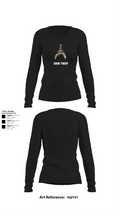 Grim Troop 61547522 Women's Long Sleeve V-neck Shirt -1 22