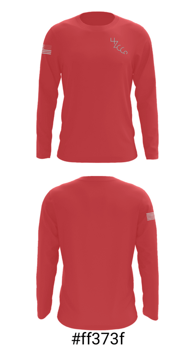 4ZCCO 61200346 Long Sleeve Performance Shirt - 18