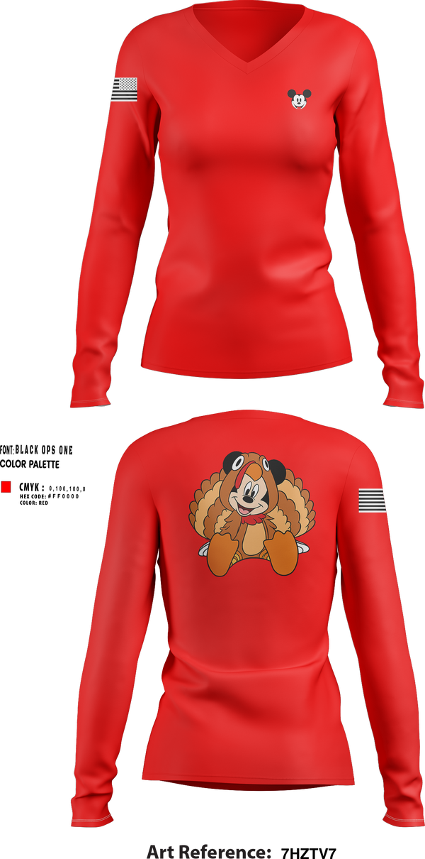 Womens Long Sleeve Vneck Shirt, , Navy, Teamtime, Team time, sublimation, custom sports apparel, team uniforms, spirit wear, spiritwear, sports uniforms, custom shirts, team store, custom team store, fundraiser sports, apparel fundraiser