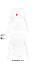 Nate higgers 97002600 Women's Long Sleeve V-neck Shirt - 15