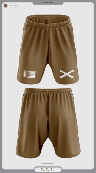 Athletic Shorts With Pockets, B BRTY 119th FA, National Guard, Teamtime, Team time, sublimation, custom sports apparel, team uniforms, spirit wear, spiritwear, sports uniforms, custom shirts, team store, custom team store, fundraiser sports, apparel fundraiser