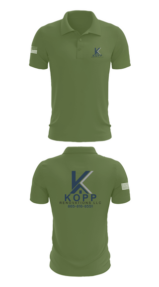 Short Sleeve Performance Polo, Kopp Renovations, , Teamtime, Team time, sublimation, custom sports apparel, team uniforms, spirit wear, spiritwear, sports uniforms, custom shirts, team store, custom team store, fundraiser sports, apparel fundraiser