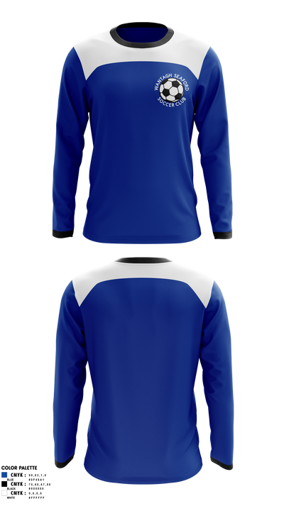 Wantagh Seaford Soccer Club 1174612 Long Sleeve Performance Shirt 1
