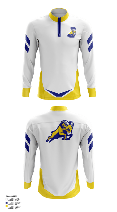 Johnsonburg Area Senior High School Band 95027927 Quarter Zip Jacket - 40