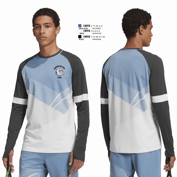 Long Sleeve Performance Shirt, Woodburn Bulldogs, Tennis, Teamtime, Team time, sublimation, custom sports apparel, team uniforms, spirit wear, spiritwear, sports uniforms, custom shirts, team store, custom team store, fundraiser sports, apparel fundraiser