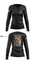 State of Hawaii Department of the Attorney General Child Abuse Investigations Unit 2926243 Women's Long Sleeve V-neck Shirt - 3