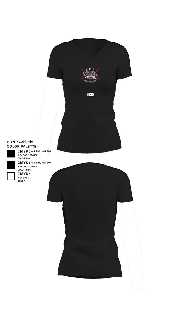 Womens Short Sleeve Vneck Shirt, 9135, National Guard, Teamtime, Team time, sublimation, custom sports apparel, team uniforms, spirit wear, spiritwear, sports uniforms, custom shirts, team store, custom team store, fundraiser sports, apparel fundraiser