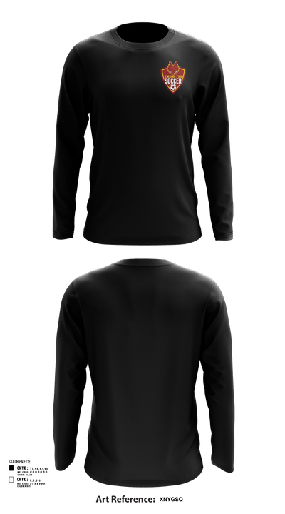 Marion High School Soccer 2860399 Long Sleeve Performance Shirt - 144