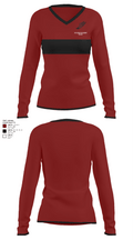 Broadway Academy Track 52345349 Women's Long Sleeve V-neck Shirt - 31