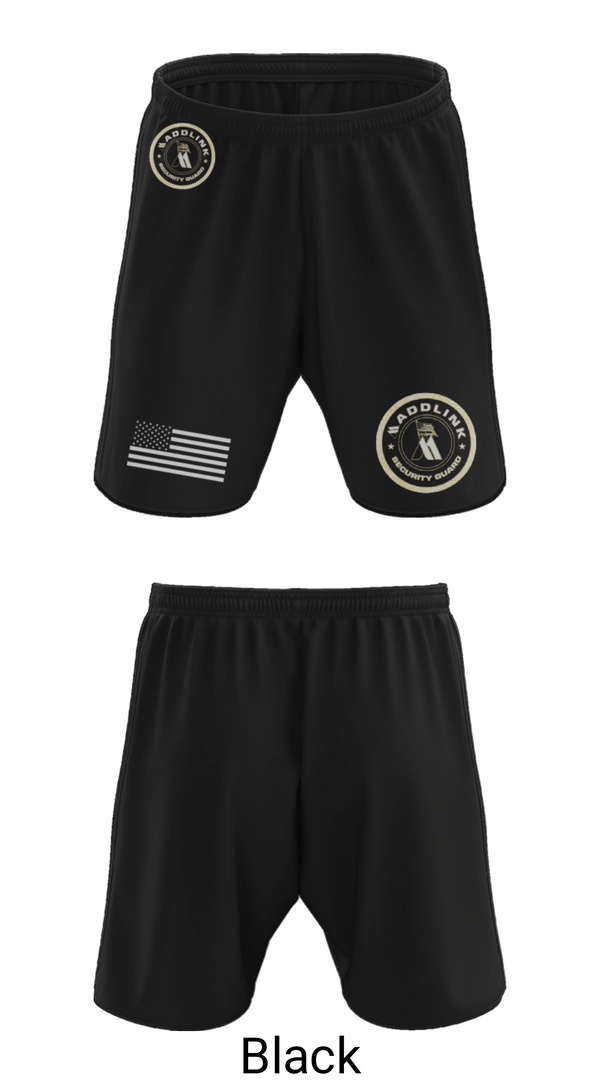 Athletic Shorts With Pockets, Maddlink Security Guard, , Teamtime, Team time, sublimation, custom sports apparel, team uniforms, spirit wear, spiritwear, sports uniforms, custom shirts, team store, custom team store, fundraiser sports, apparel fundraiser