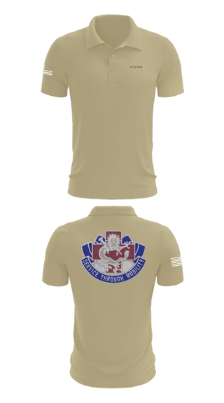 Short Sleeve Performance Polo, 131st SAD, Army, Teamtime, Team time, sublimation, custom sports apparel, team uniforms, spirit wear, spiritwear, sports uniforms, custom shirts, team store, custom team store, fundraiser sports, apparel fundraiser